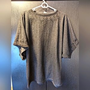 Vintage Caravan Bat Wing embroidered top